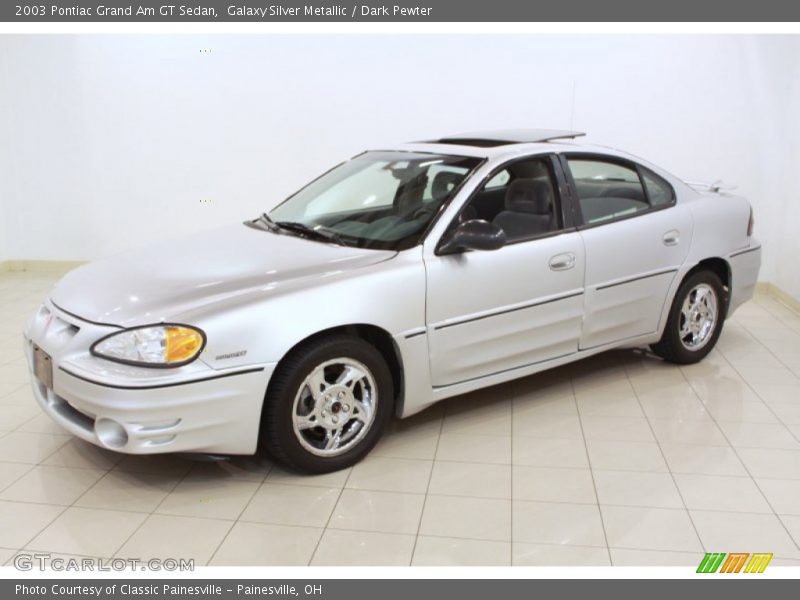 Galaxy Silver Metallic / Dark Pewter 2003 Pontiac Grand Am GT Sedan