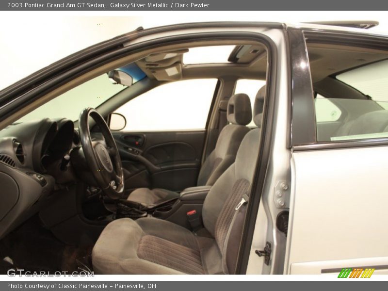 Galaxy Silver Metallic / Dark Pewter 2003 Pontiac Grand Am GT Sedan