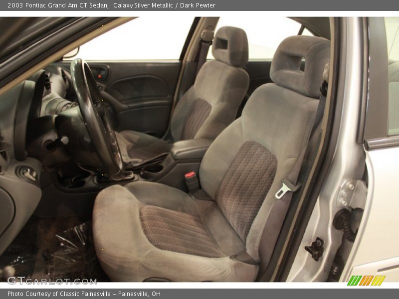 Galaxy Silver Metallic / Dark Pewter 2003 Pontiac Grand Am GT Sedan
