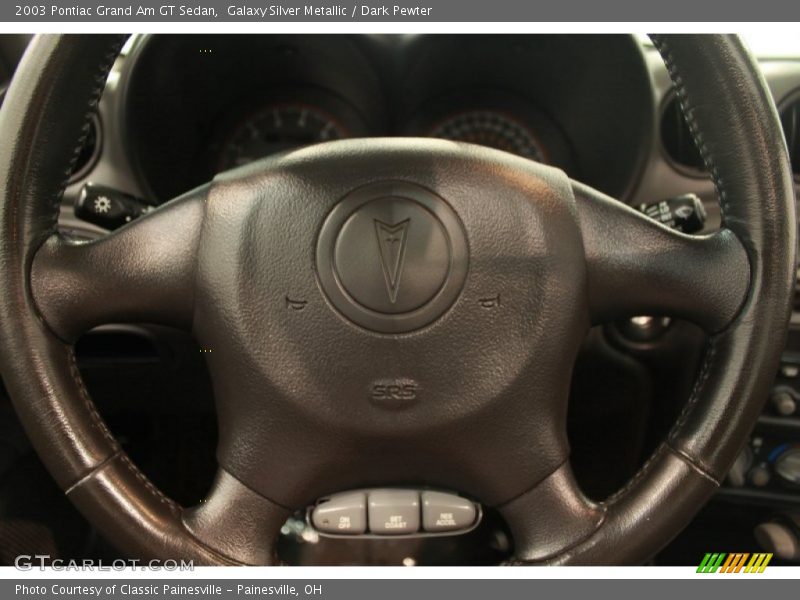 Galaxy Silver Metallic / Dark Pewter 2003 Pontiac Grand Am GT Sedan