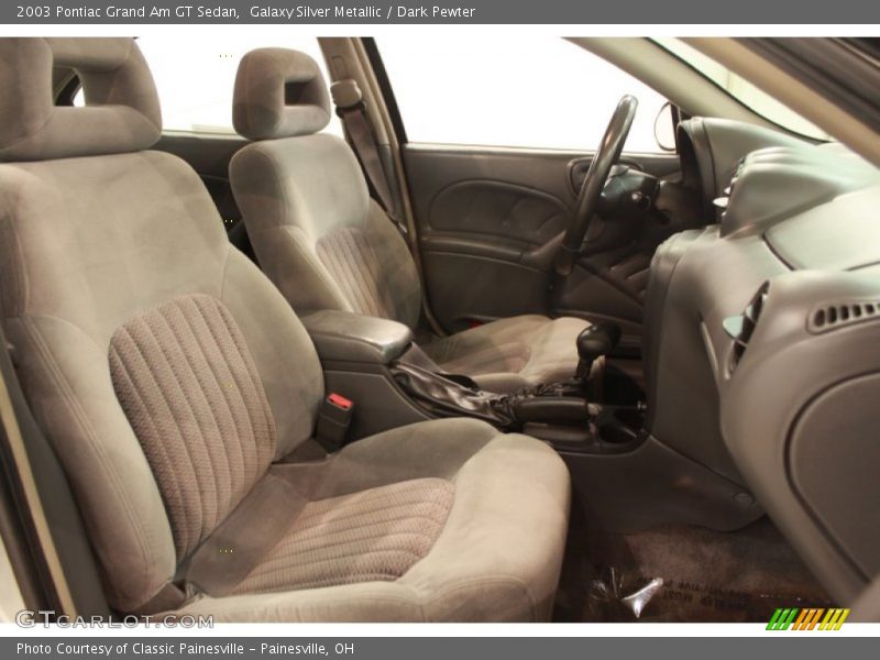 Galaxy Silver Metallic / Dark Pewter 2003 Pontiac Grand Am GT Sedan