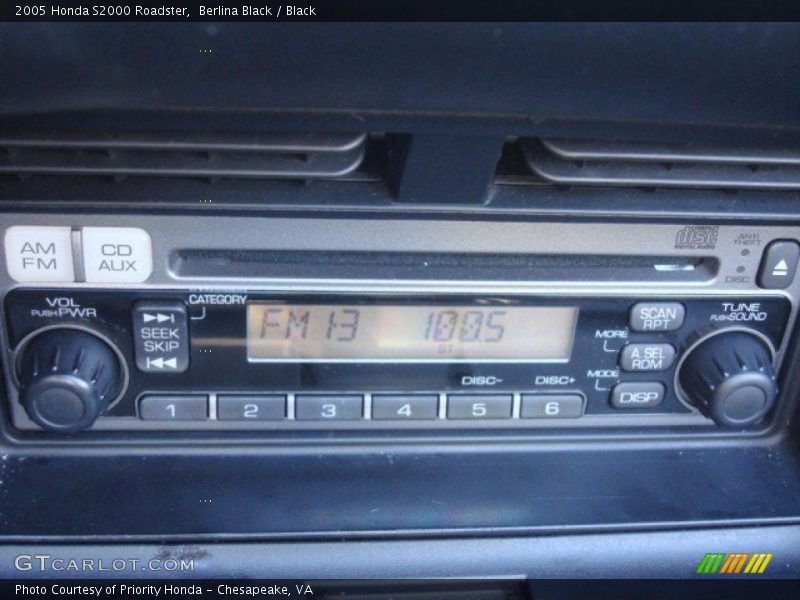 Audio System of 2005 S2000 Roadster