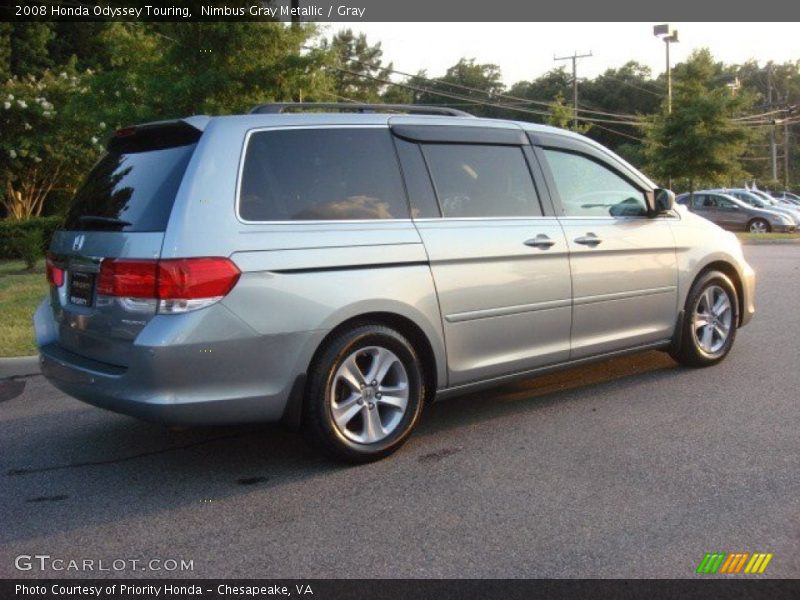Nimbus Gray Metallic / Gray 2008 Honda Odyssey Touring