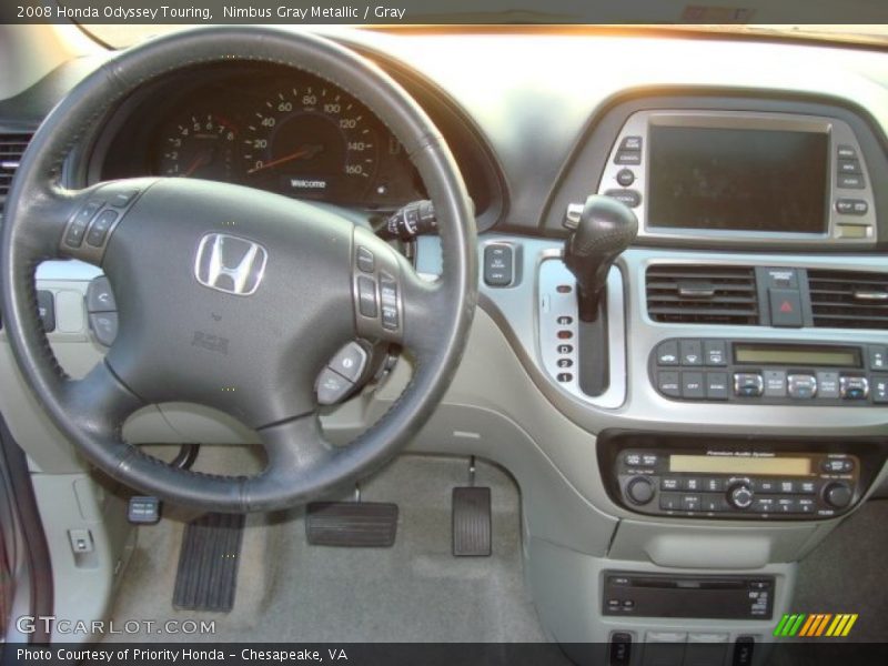 Nimbus Gray Metallic / Gray 2008 Honda Odyssey Touring