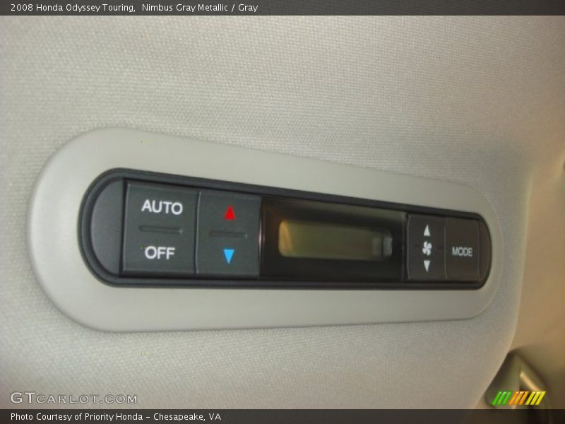 Nimbus Gray Metallic / Gray 2008 Honda Odyssey Touring