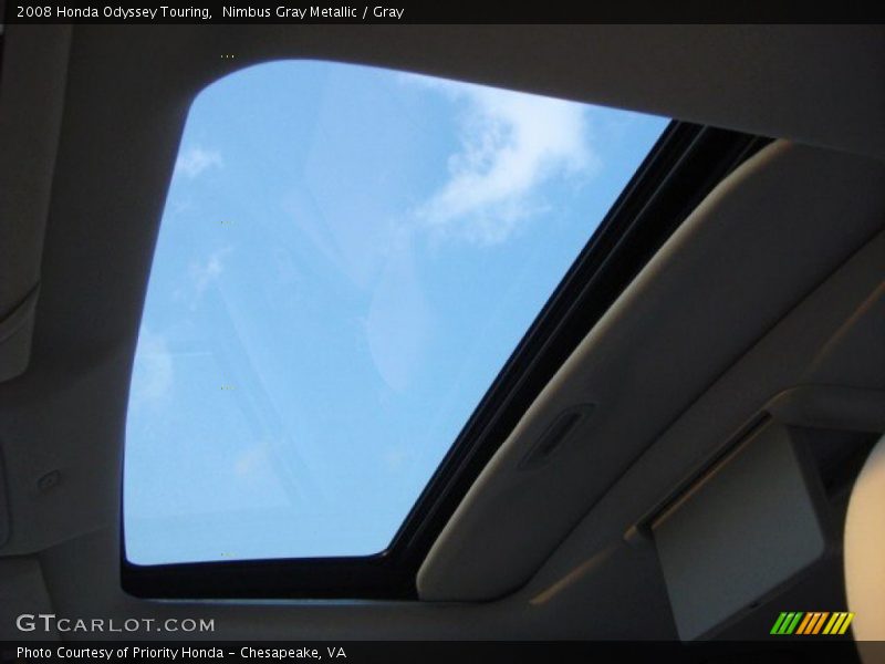 Nimbus Gray Metallic / Gray 2008 Honda Odyssey Touring