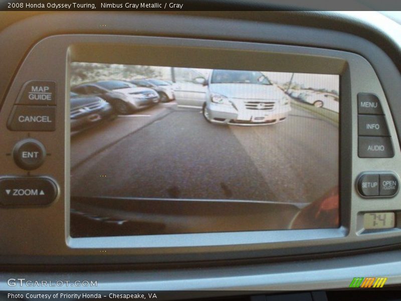 Nimbus Gray Metallic / Gray 2008 Honda Odyssey Touring