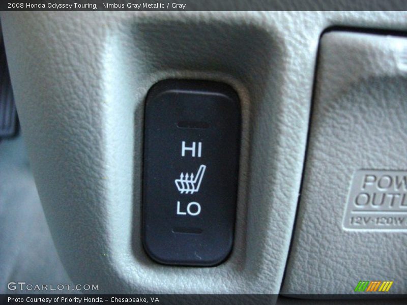Nimbus Gray Metallic / Gray 2008 Honda Odyssey Touring