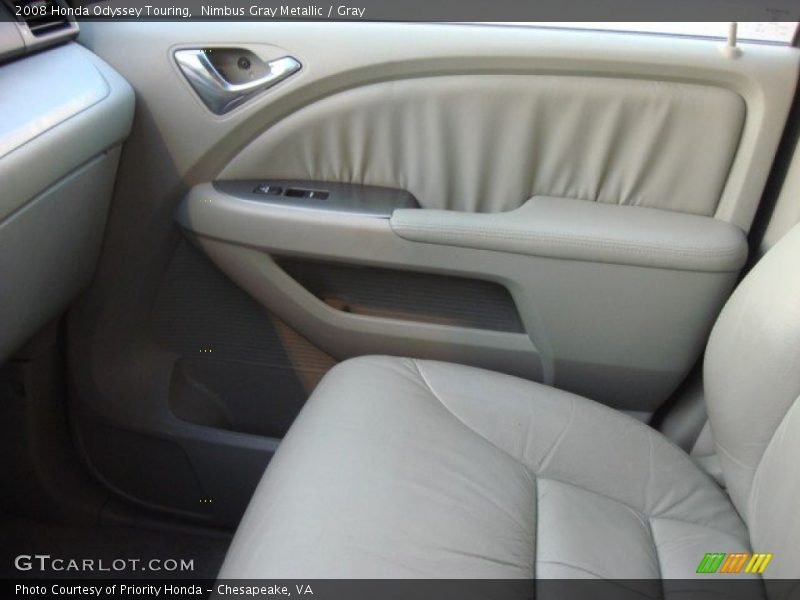 Nimbus Gray Metallic / Gray 2008 Honda Odyssey Touring