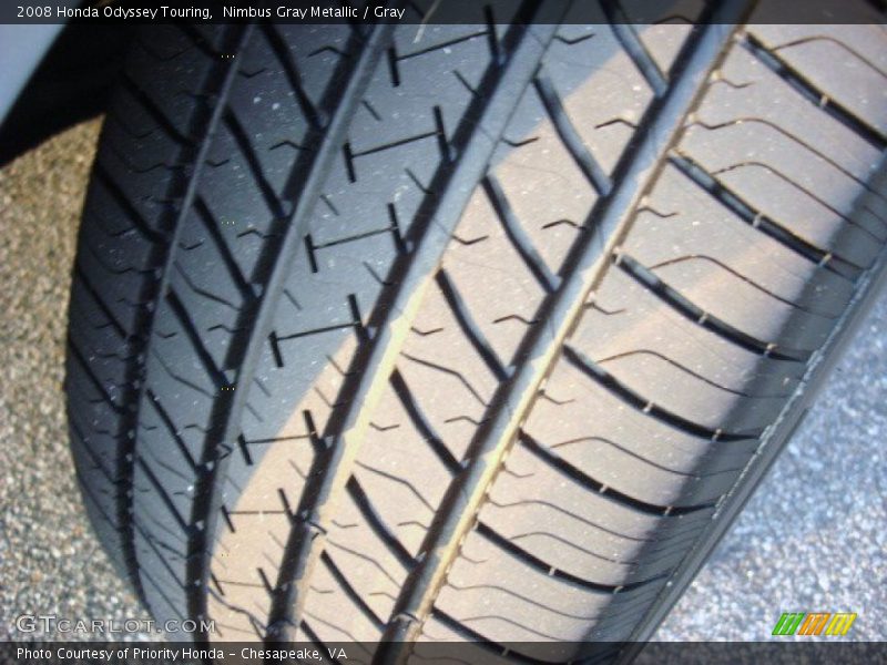 Nimbus Gray Metallic / Gray 2008 Honda Odyssey Touring