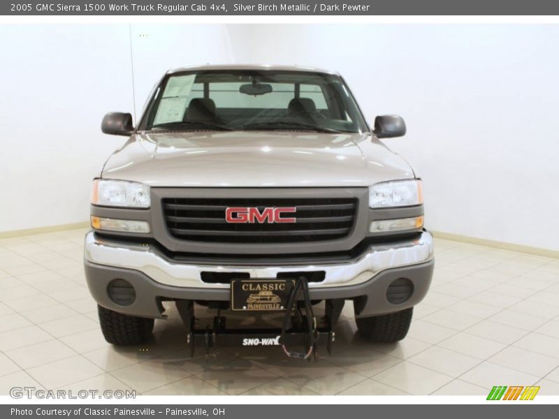 Silver Birch Metallic / Dark Pewter 2005 GMC Sierra 1500 Work Truck Regular Cab 4x4