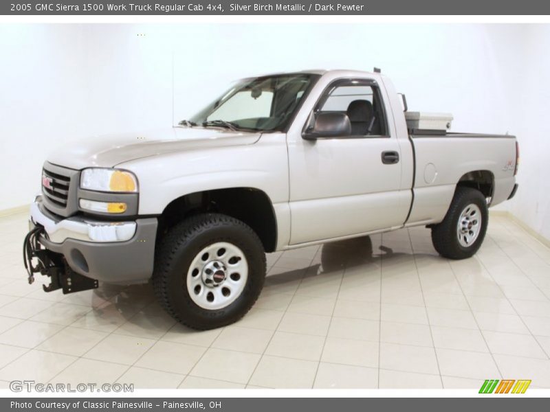 Silver Birch Metallic / Dark Pewter 2005 GMC Sierra 1500 Work Truck Regular Cab 4x4