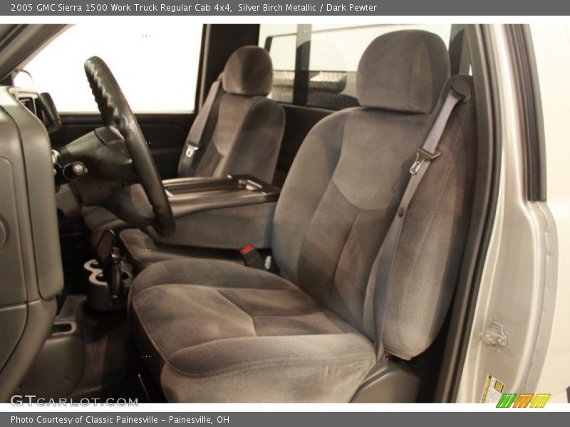 Silver Birch Metallic / Dark Pewter 2005 GMC Sierra 1500 Work Truck Regular Cab 4x4