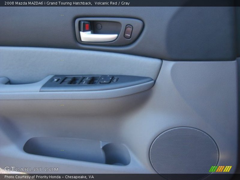 Volcanic Red / Gray 2008 Mazda MAZDA6 i Grand Touring Hatchback