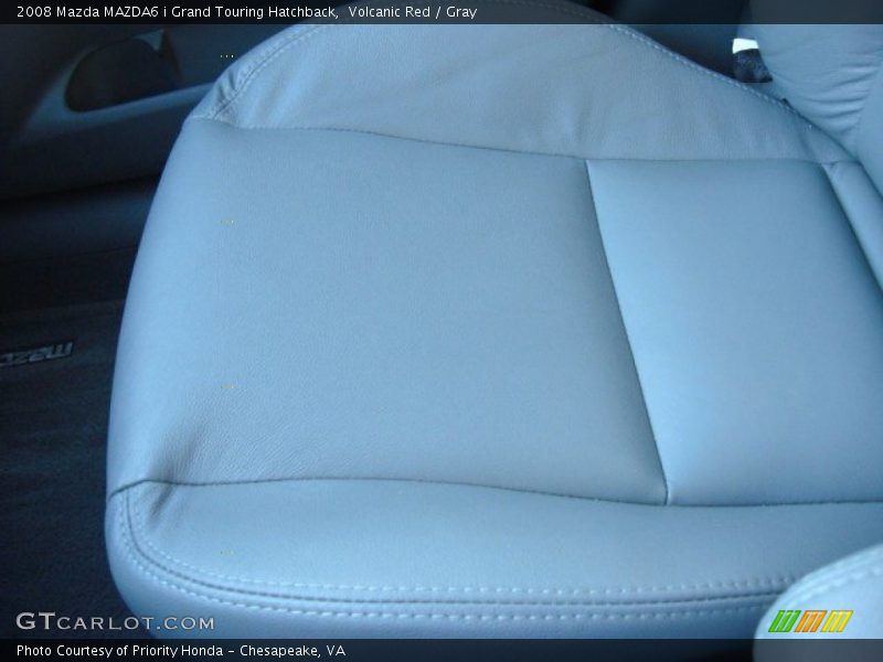 Volcanic Red / Gray 2008 Mazda MAZDA6 i Grand Touring Hatchback