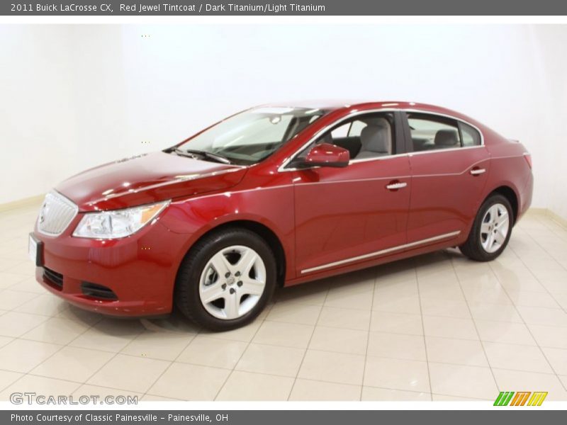 Red Jewel Tintcoat / Dark Titanium/Light Titanium 2011 Buick LaCrosse CX