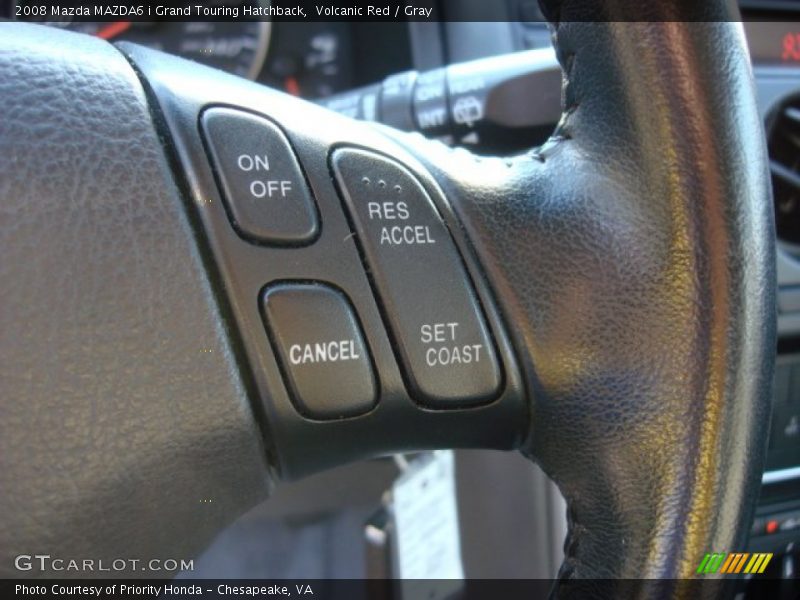 Volcanic Red / Gray 2008 Mazda MAZDA6 i Grand Touring Hatchback