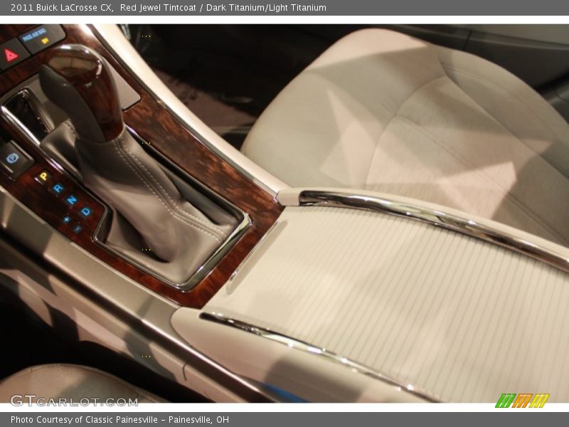Red Jewel Tintcoat / Dark Titanium/Light Titanium 2011 Buick LaCrosse CX