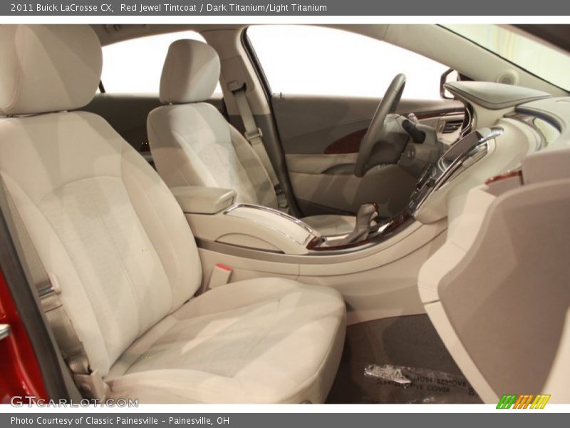 Red Jewel Tintcoat / Dark Titanium/Light Titanium 2011 Buick LaCrosse CX