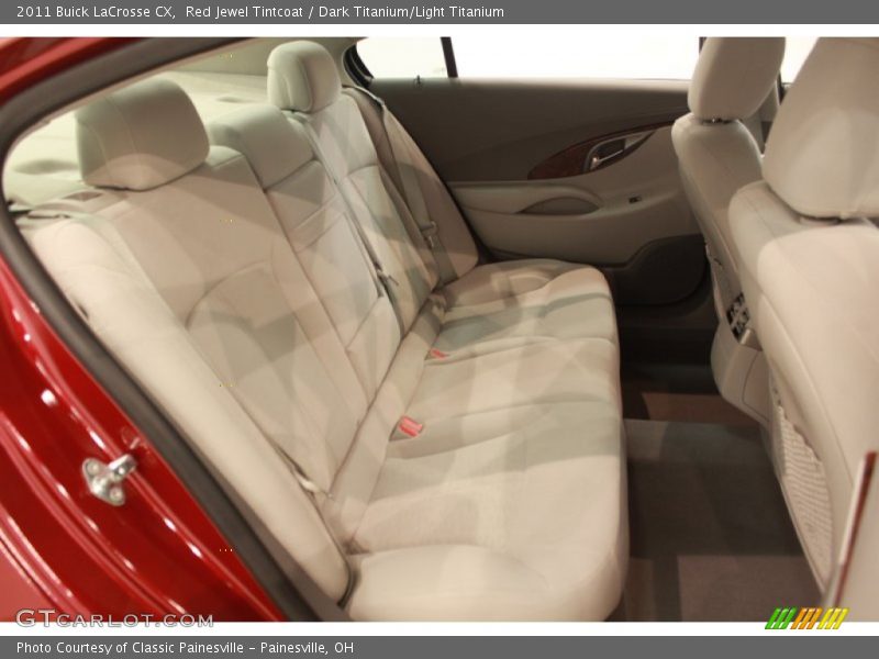Red Jewel Tintcoat / Dark Titanium/Light Titanium 2011 Buick LaCrosse CX