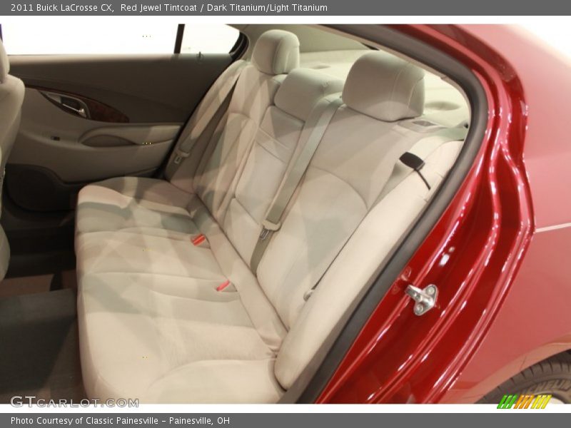 Red Jewel Tintcoat / Dark Titanium/Light Titanium 2011 Buick LaCrosse CX