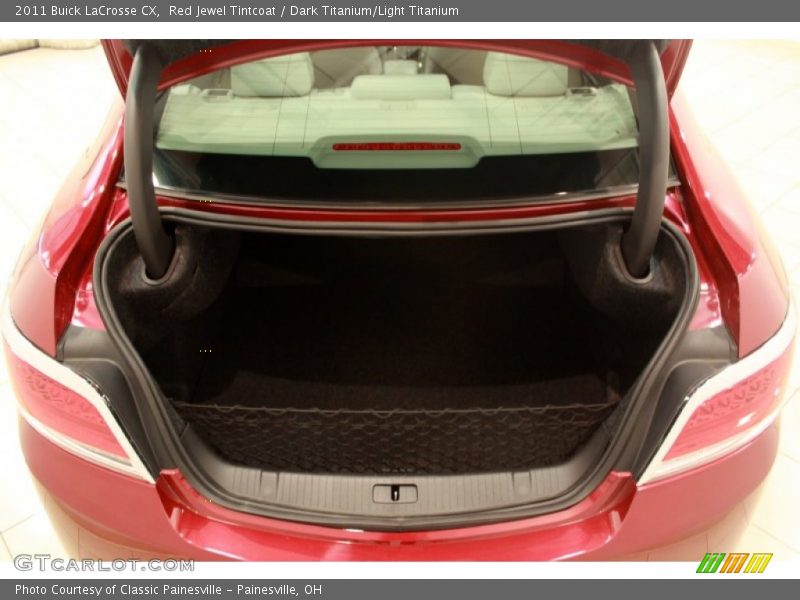 Red Jewel Tintcoat / Dark Titanium/Light Titanium 2011 Buick LaCrosse CX