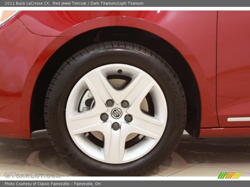 Red Jewel Tintcoat / Dark Titanium/Light Titanium 2011 Buick LaCrosse CX