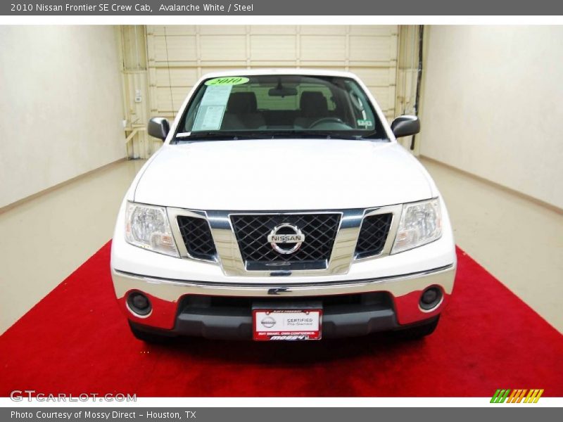 Avalanche White / Steel 2010 Nissan Frontier SE Crew Cab