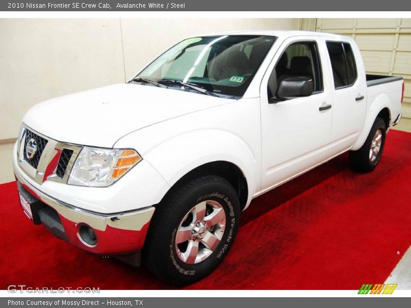 Avalanche White / Steel 2010 Nissan Frontier SE Crew Cab