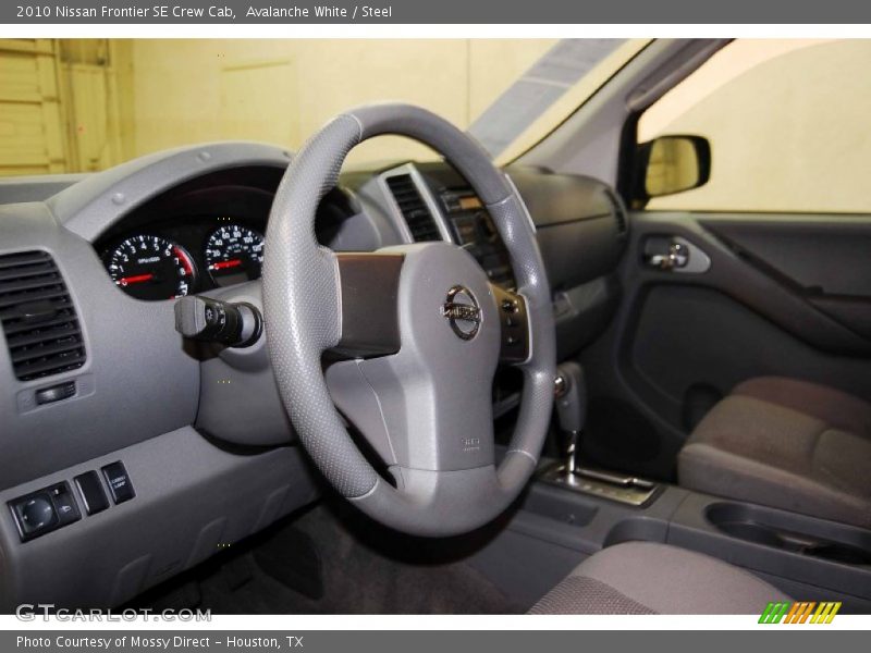 Avalanche White / Steel 2010 Nissan Frontier SE Crew Cab