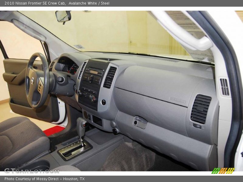 Avalanche White / Steel 2010 Nissan Frontier SE Crew Cab
