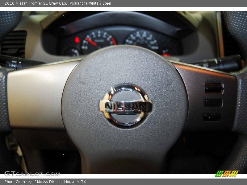 Avalanche White / Steel 2010 Nissan Frontier SE Crew Cab