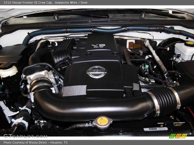 Avalanche White / Steel 2010 Nissan Frontier SE Crew Cab