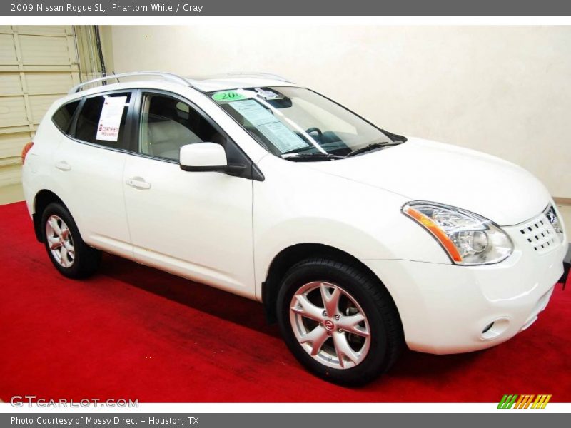 Phantom White / Gray 2009 Nissan Rogue SL