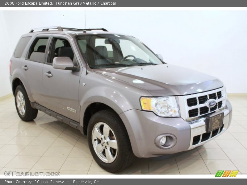 Tungsten Grey Metallic / Charcoal 2008 Ford Escape Limited
