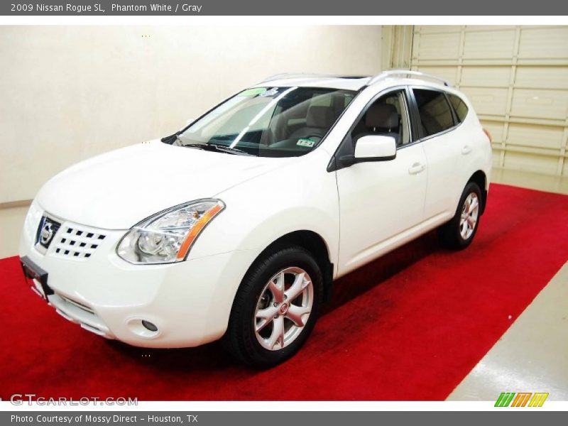 Phantom White / Gray 2009 Nissan Rogue SL