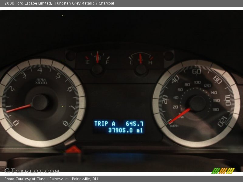 Tungsten Grey Metallic / Charcoal 2008 Ford Escape Limited