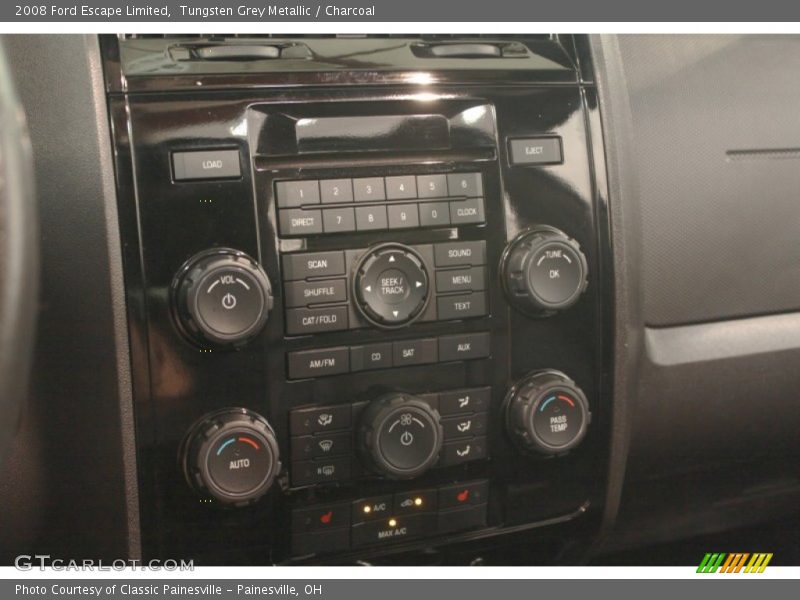Tungsten Grey Metallic / Charcoal 2008 Ford Escape Limited