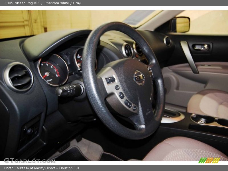 Phantom White / Gray 2009 Nissan Rogue SL
