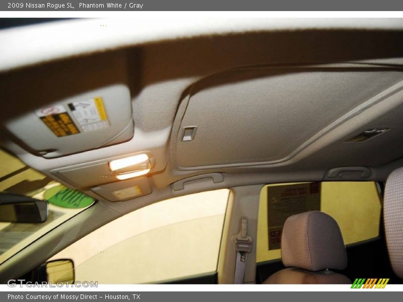 Phantom White / Gray 2009 Nissan Rogue SL