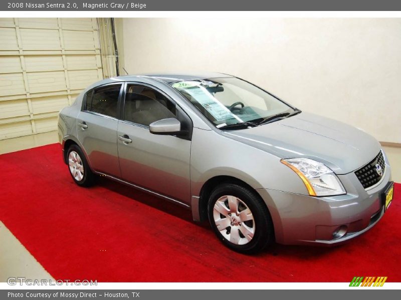 Magnetic Gray / Beige 2008 Nissan Sentra 2.0