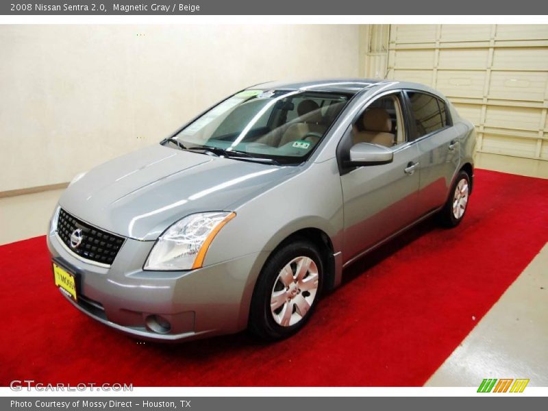 Magnetic Gray / Beige 2008 Nissan Sentra 2.0