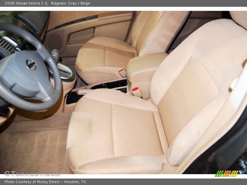 Magnetic Gray / Beige 2008 Nissan Sentra 2.0