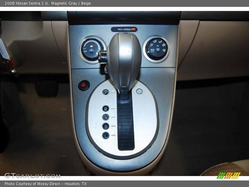 Magnetic Gray / Beige 2008 Nissan Sentra 2.0