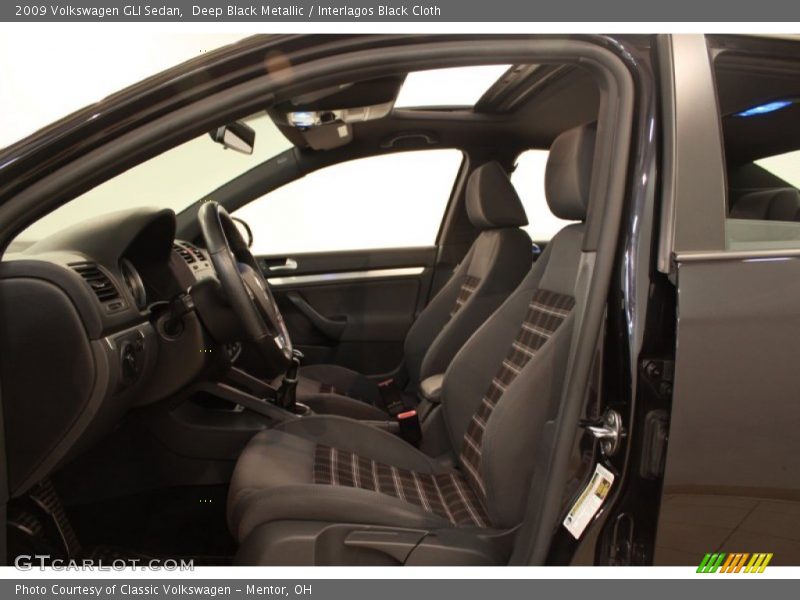  2009 GLI Sedan Interlagos Black Cloth Interior