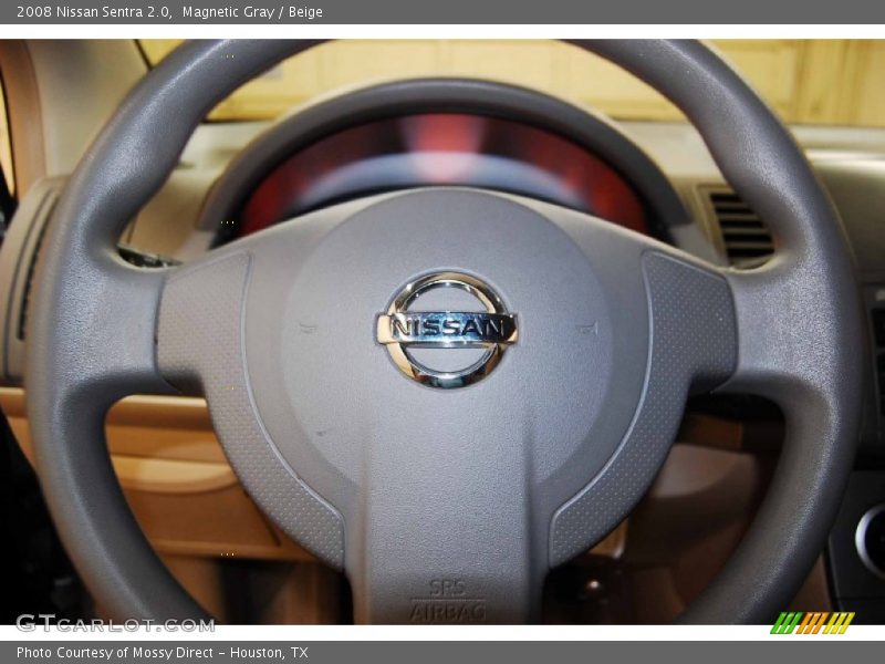 Magnetic Gray / Beige 2008 Nissan Sentra 2.0