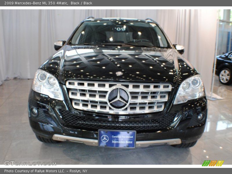 Black / Black 2009 Mercedes-Benz ML 350 4Matic