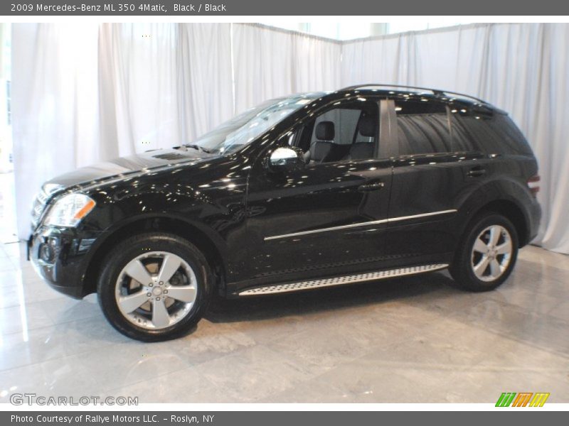 Black / Black 2009 Mercedes-Benz ML 350 4Matic
