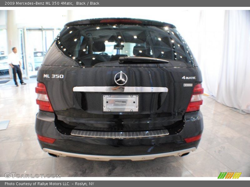 Black / Black 2009 Mercedes-Benz ML 350 4Matic