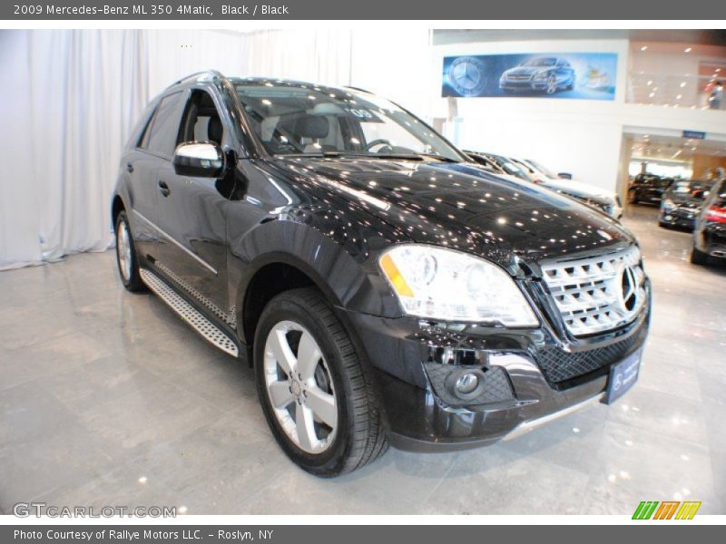 Black / Black 2009 Mercedes-Benz ML 350 4Matic